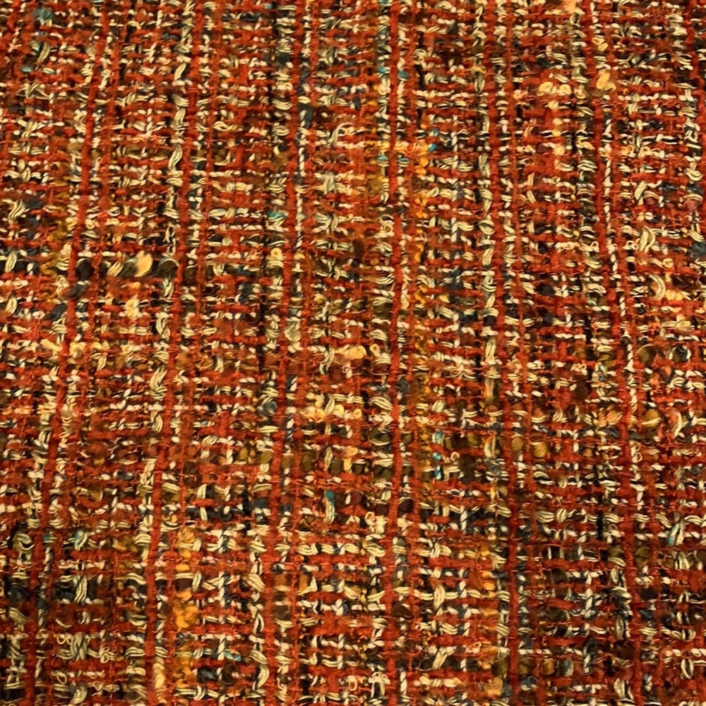Chanel Boutique vintage skirt from fall/winter 1998 Orange & brown tweed pattern - Picture 4 of 7